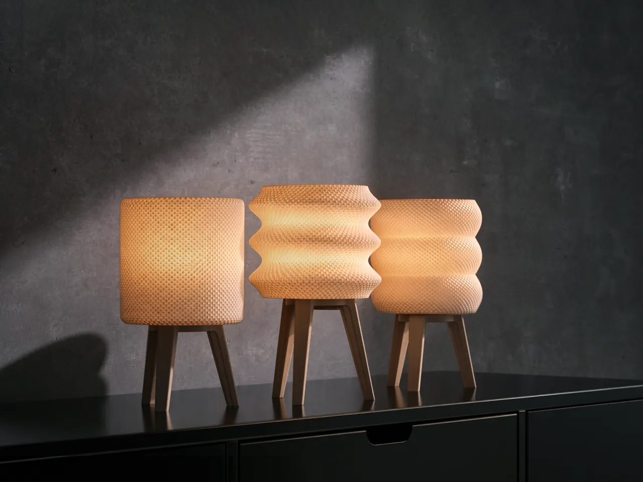Tripod Lamp 2.0 - 3 different Shade Options view 2