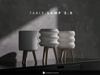 Tripod Lamp 2.0 - 3 different Shade Options