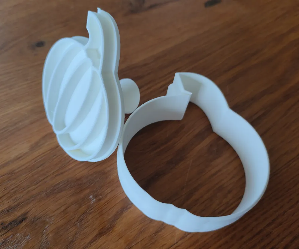 Pumpkins Cookie Cutter and Stamp by Piskot MakerWorld