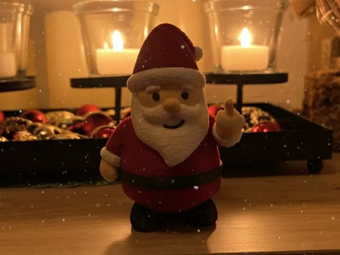 frecher Weihnachtsmann
