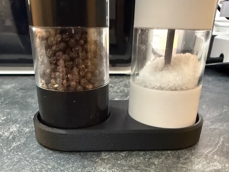 Dual Salt & Pepper Grinder Holder – Ø52.4 mm
