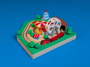 Escenografía en miniatura: Mini Train - Functional Amusement Park — vista de referencia 3
