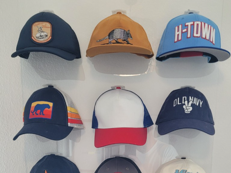 Baseball Cap Hat Clip Display Wall Mount