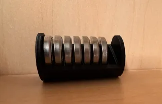 Battery Caddy D-Size Button Battery Holder
