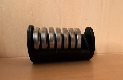 Battery Caddy D-Size Button Battery Holder