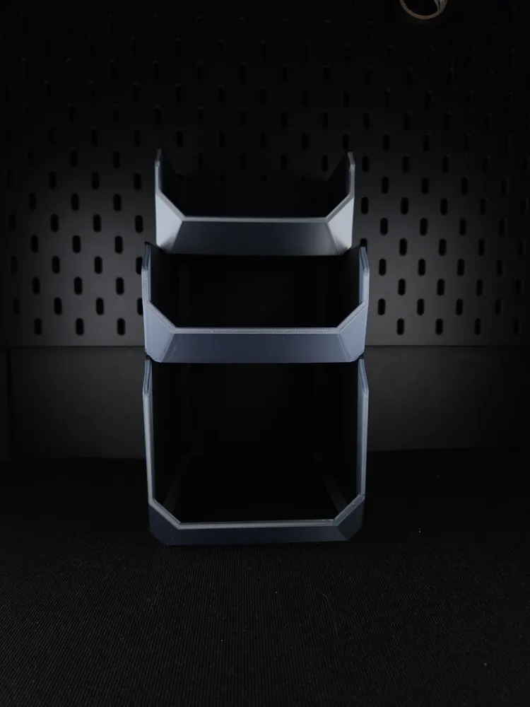 BUCKETS WIDE PACK - Stackable Organizer No Support - Free 3D Print ...