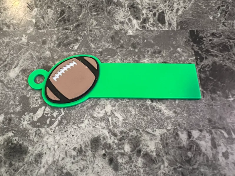 Football Bag Tag