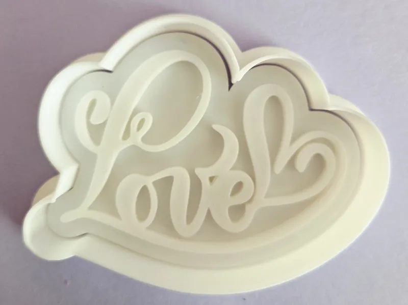 Love Cookie Cutter & Stamp