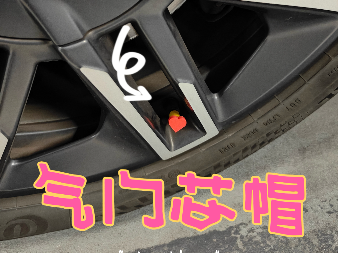 Miniatura 1 do modelo 3D 爱心气门芯 特斯拉小米问界理想蔚来比亚迪