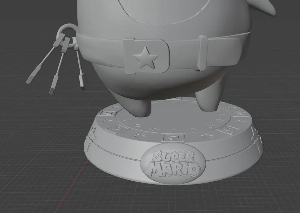 Mario Pollce Super Mario Police Lumas 2 Part Print - Free 3D Print Model - MakerWorld
