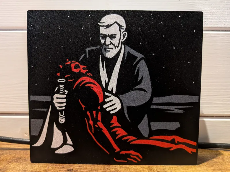 Obi-Wan and Maul Lightbox