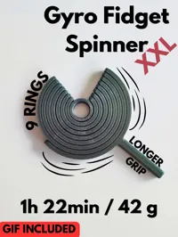 Gyro Fidget Spinner XXL (Less clearance)