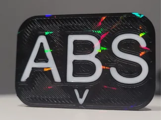 Filament Tag Name Tag Material Tag - 8x3 