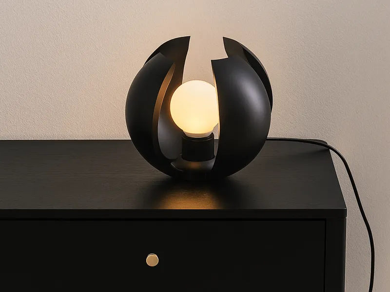 Lampe design "Pétale"