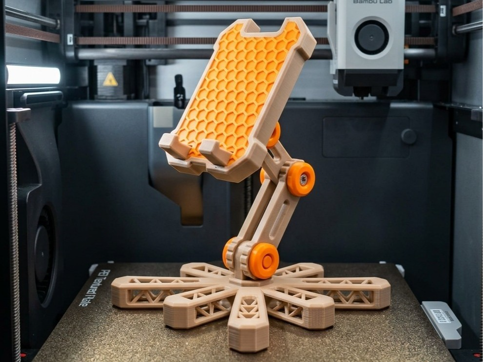 The Articulating Spider Stand- Mobile Holder - 3D printed Organizers, in stock in India