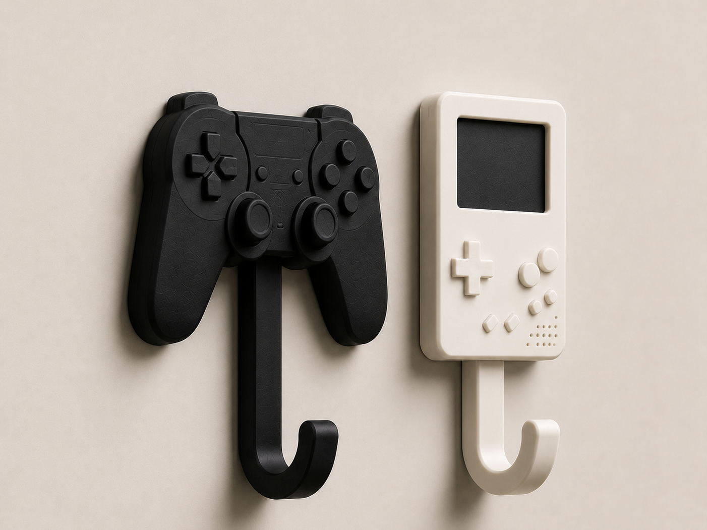 Retro Gaming Wall Hook Set | STL