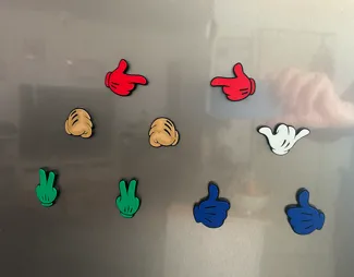 Mickey Hand Kühlschrankmagnet