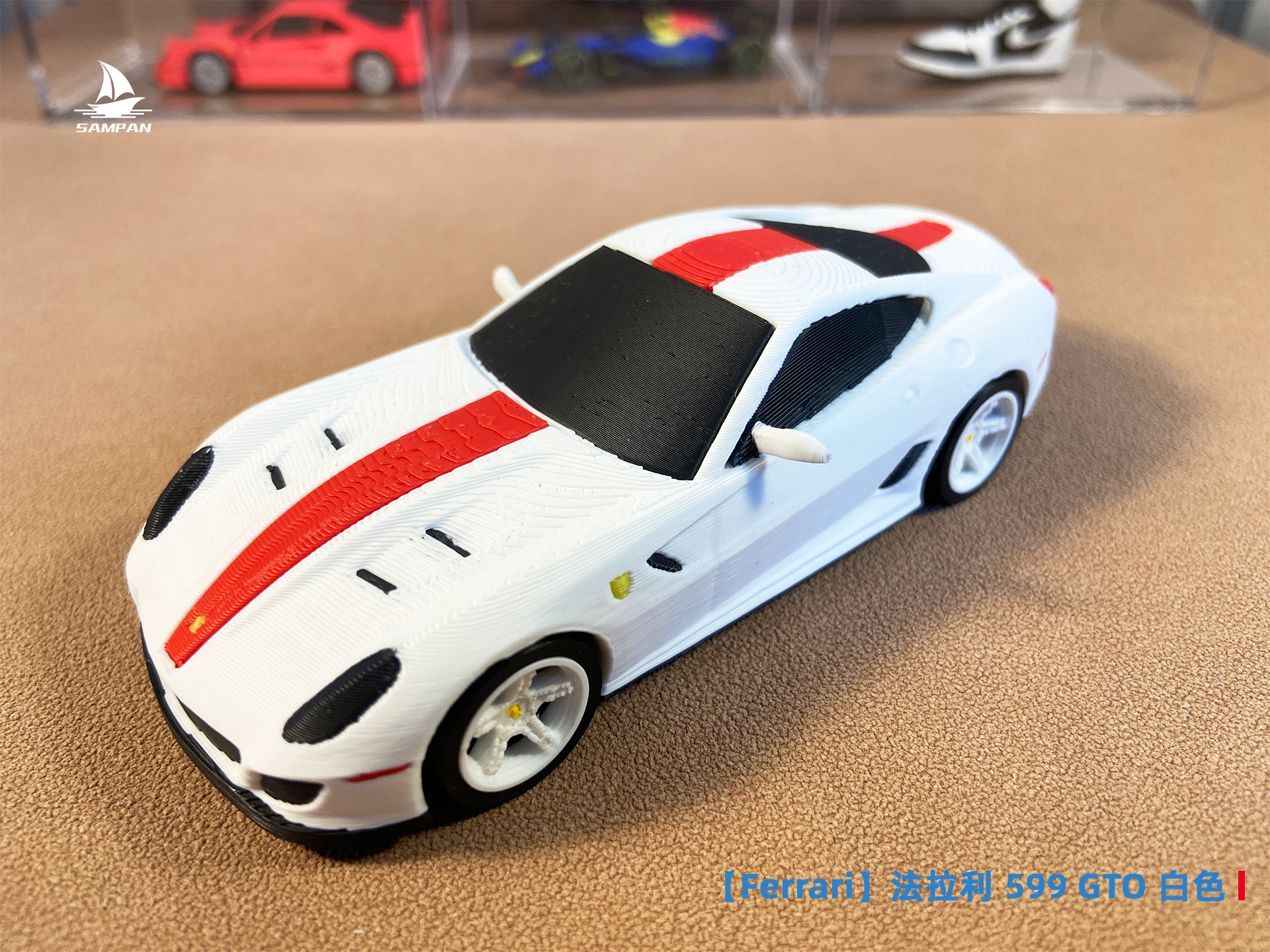 Ferrari] Ferrari 599 GTO White 1/43 Scale Multi-part Version