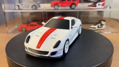 Ferrari] Ferrari 599 GTO White 1/43 Scale Multi-part Version by