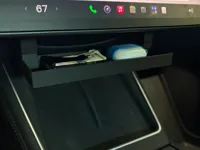 Tesla Under Screen Storage