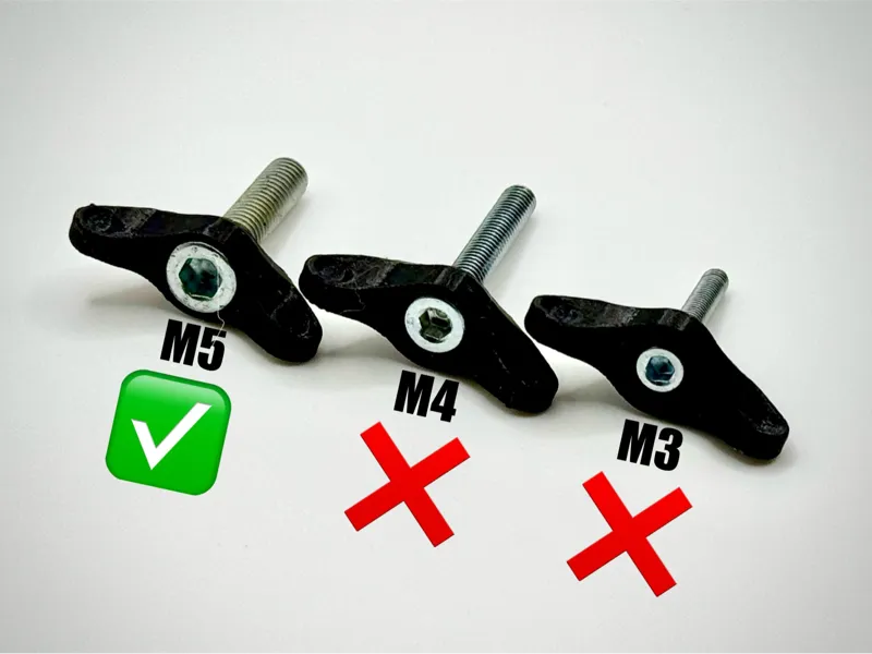 Knob / Wing Bolt M5 socket screw