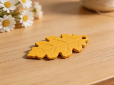 Leaf model ornament