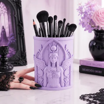 Organizador: Goth Egyptian Isis Ankh Brush & Pen Organizer — vista de referencia 3