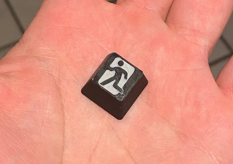 Escape key / keycap With a central part