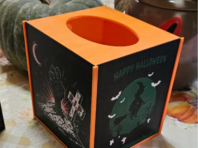 Tissue box cover