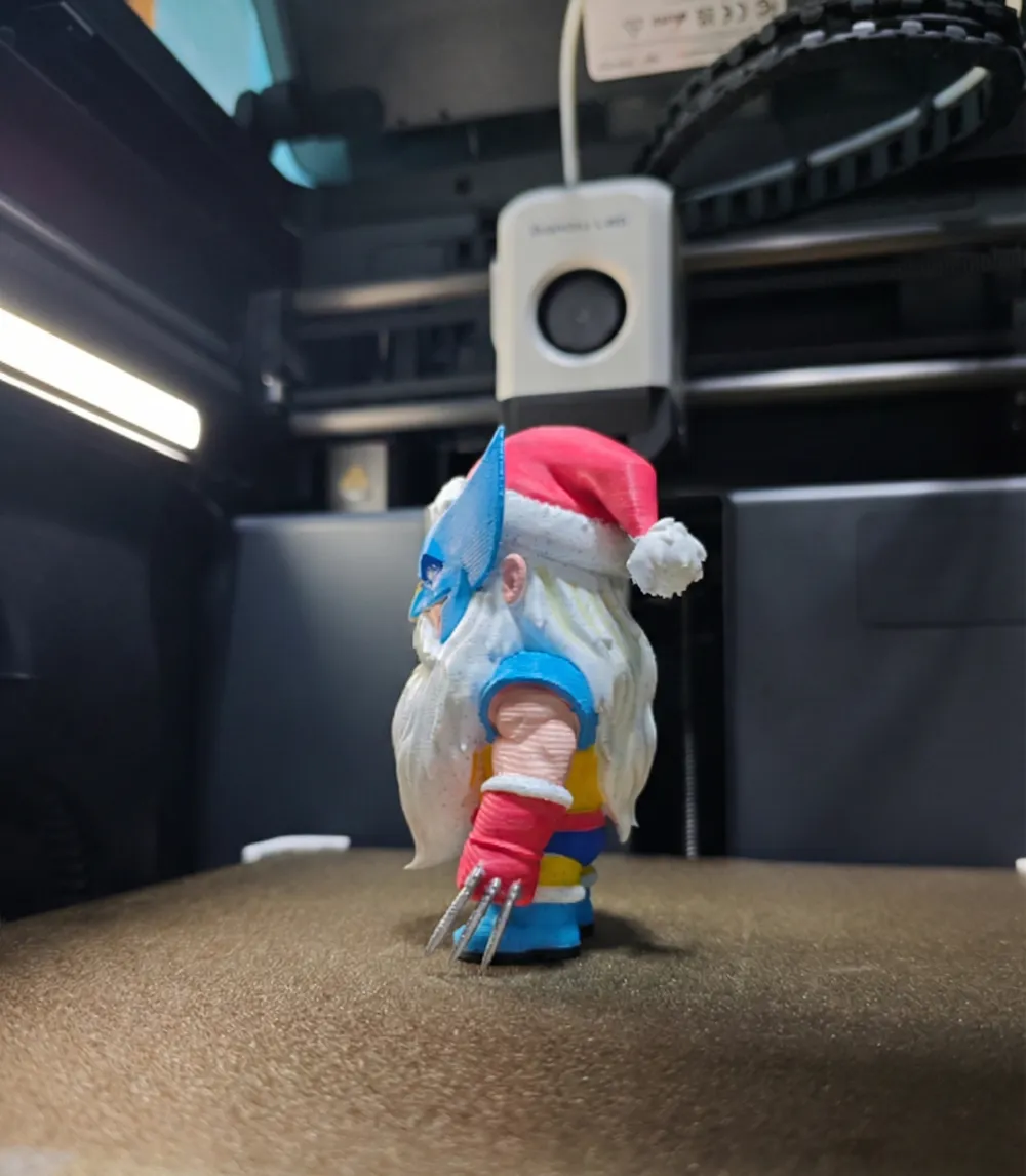 Santa Wolverine - Free 3D Print Model - MakerWorld
