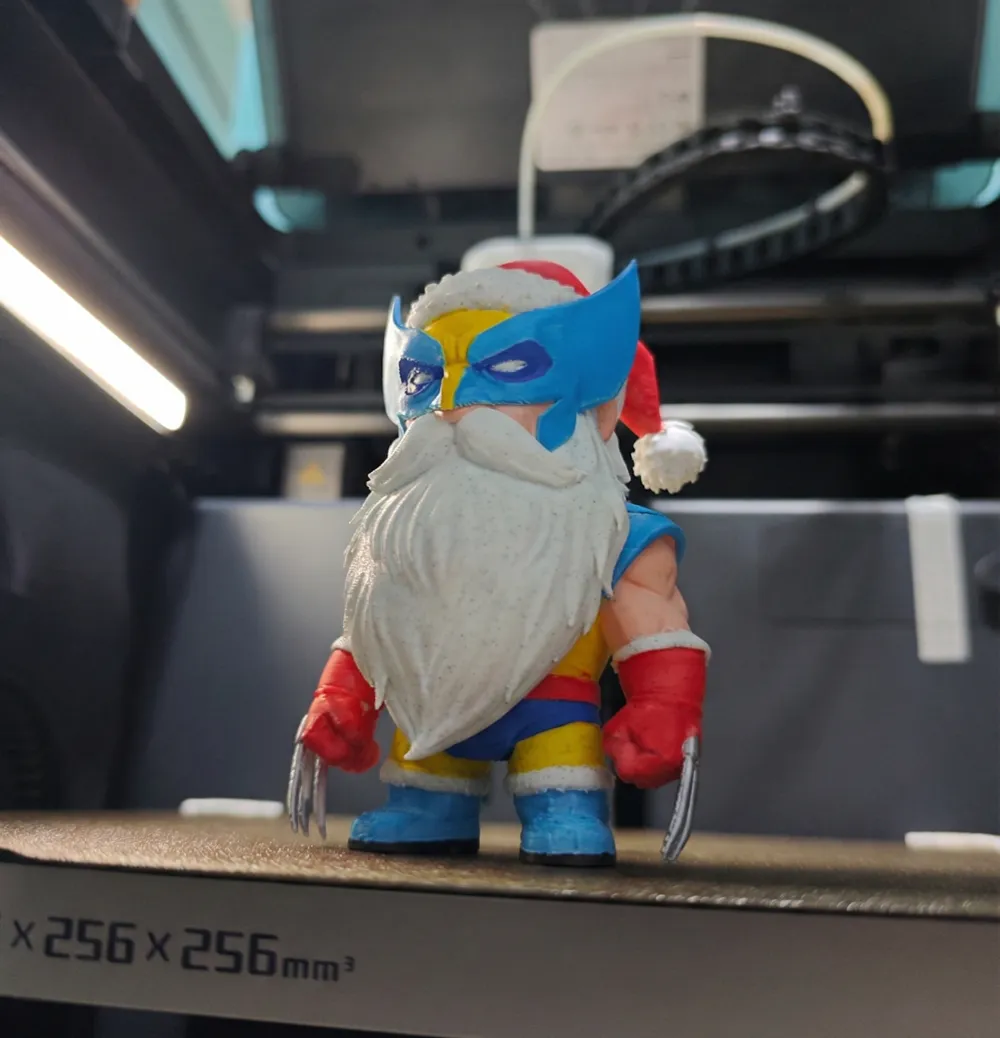 Santa Wolverine - Free 3D Print Model - MakerWorld
