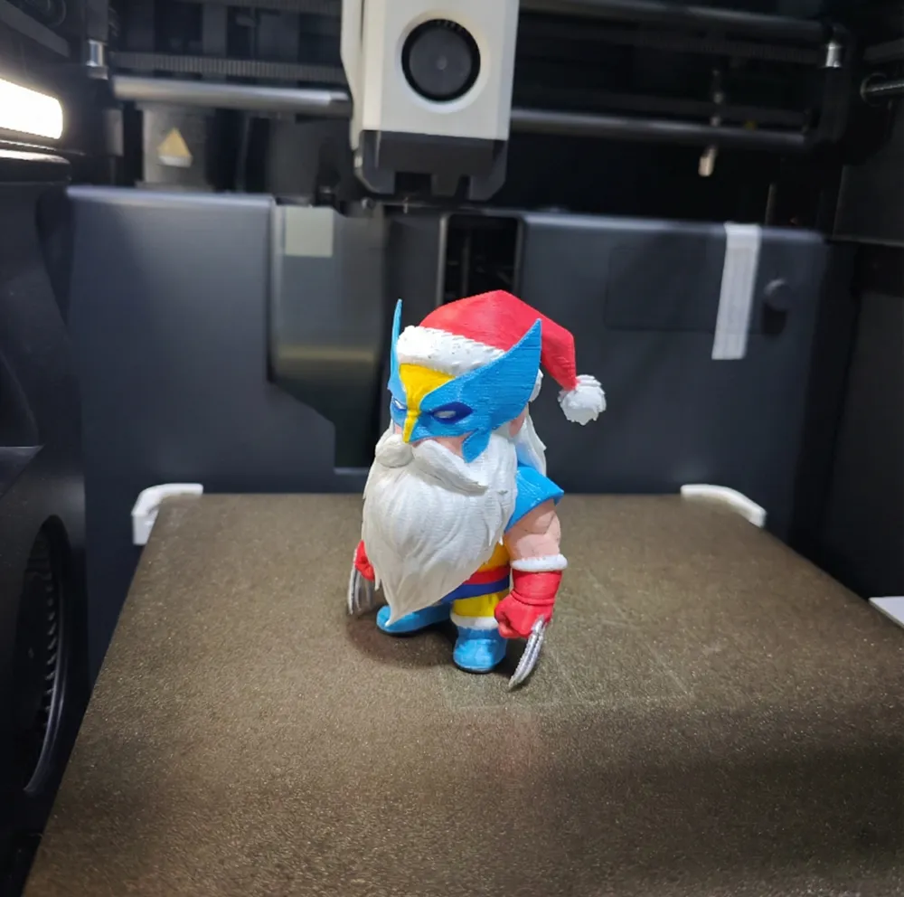 Santa Wolverine - Free 3D Print Model - MakerWorld