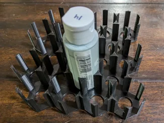 Acrylic paint organizer
