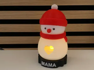 Snowman LED Tealight – Cozy Winter Decoration