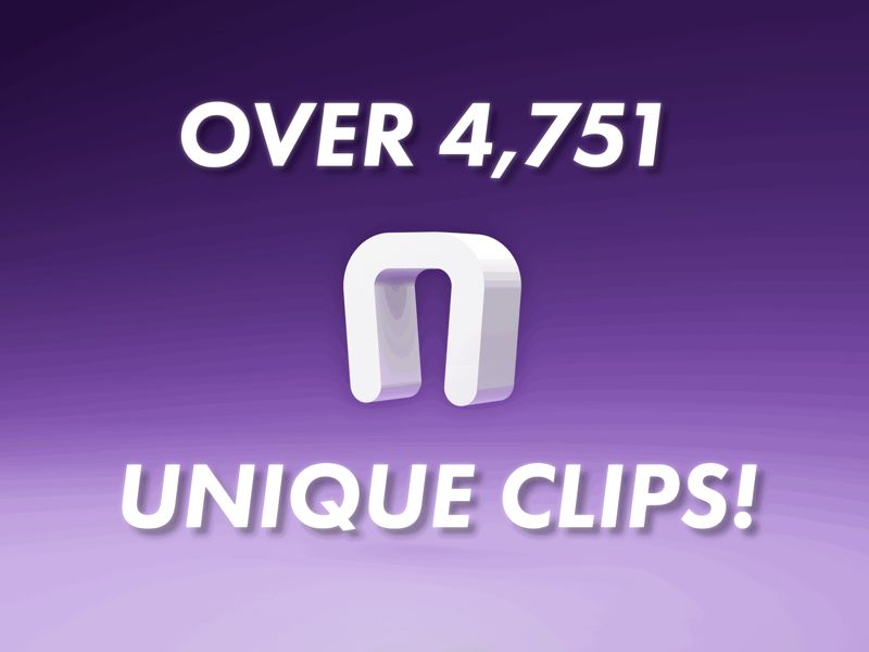 4,752 CLIPS! Collection of Generated Clips.