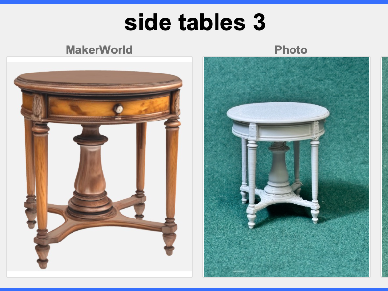 RPG • Dollhouse • Mini: Victorian Era work table 1