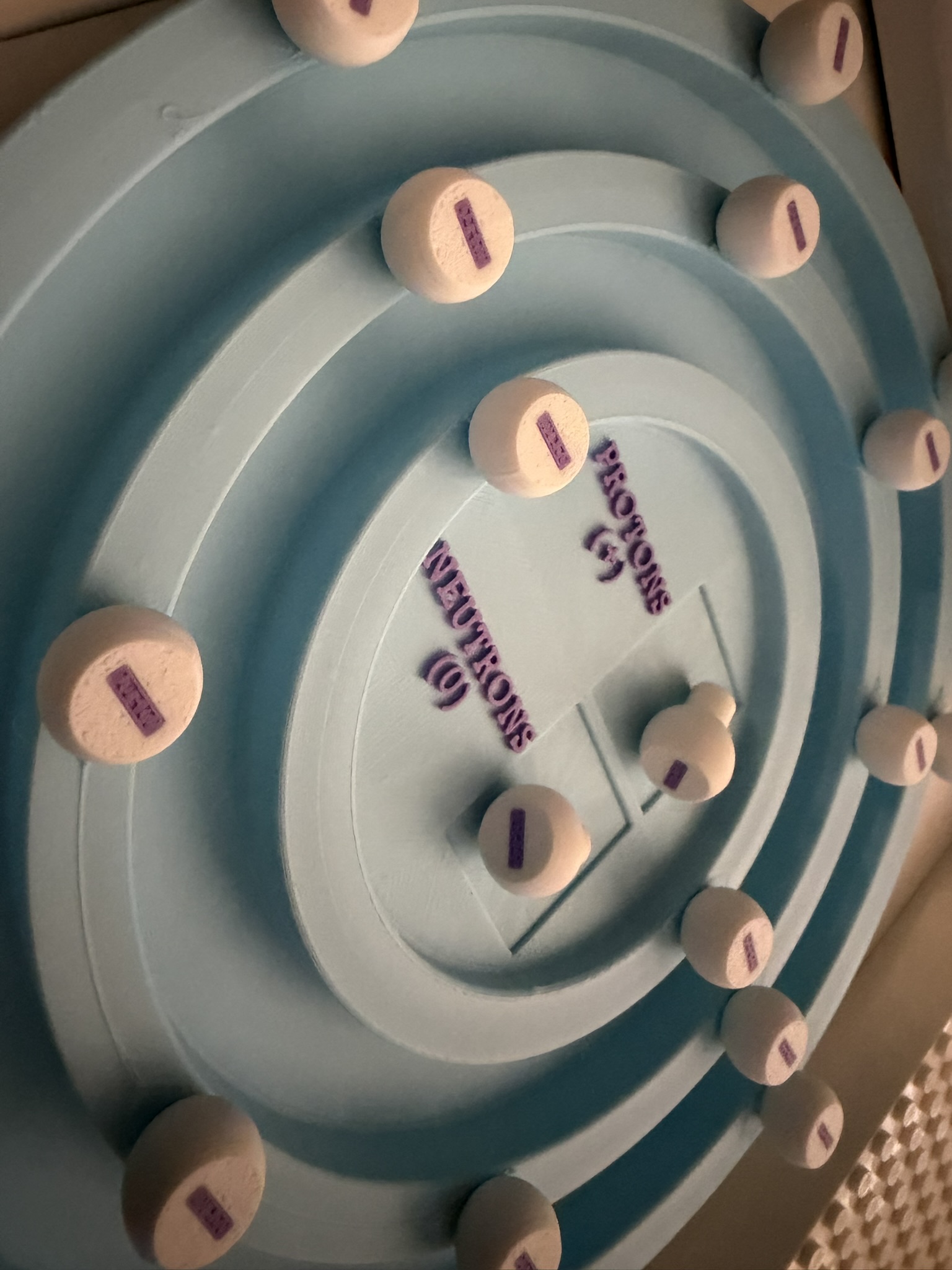 Miniatura 2 do modelo 3D Bohr Model Science Learning Manipulative