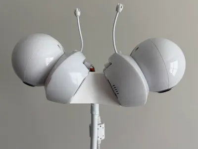 Dual Baby Monitor Camera Mount – Keyhole Style