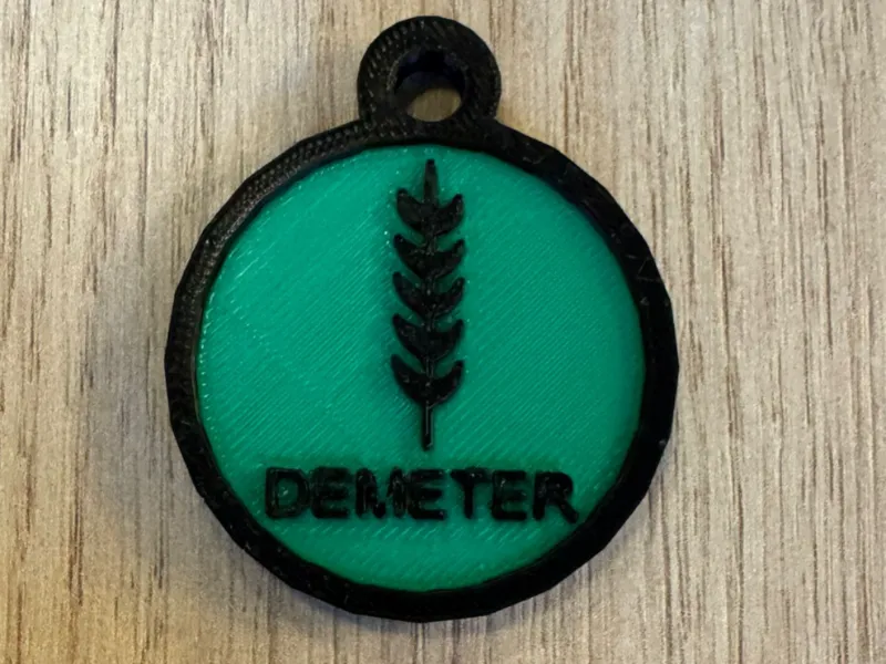 Demeter Keychain (Greek Mythology)