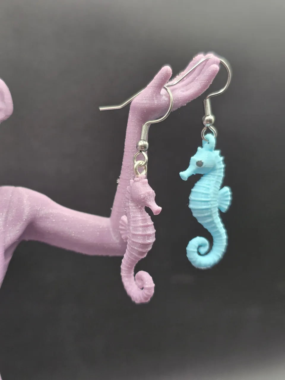 Seahorse Earrings - Cute Jewelry view 4
