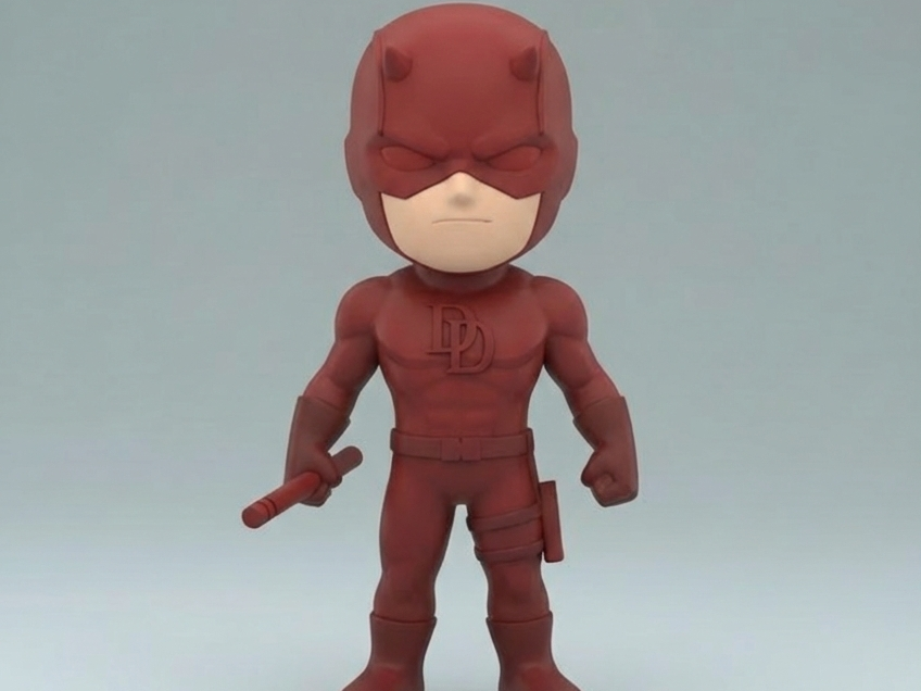 Figura de Daredevil Chibi Multicolor