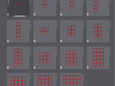 Various Gridfinity Bases, Bins, and Lids