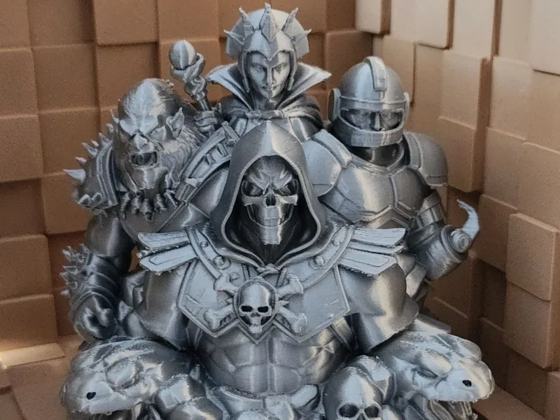 skeletal villians bust