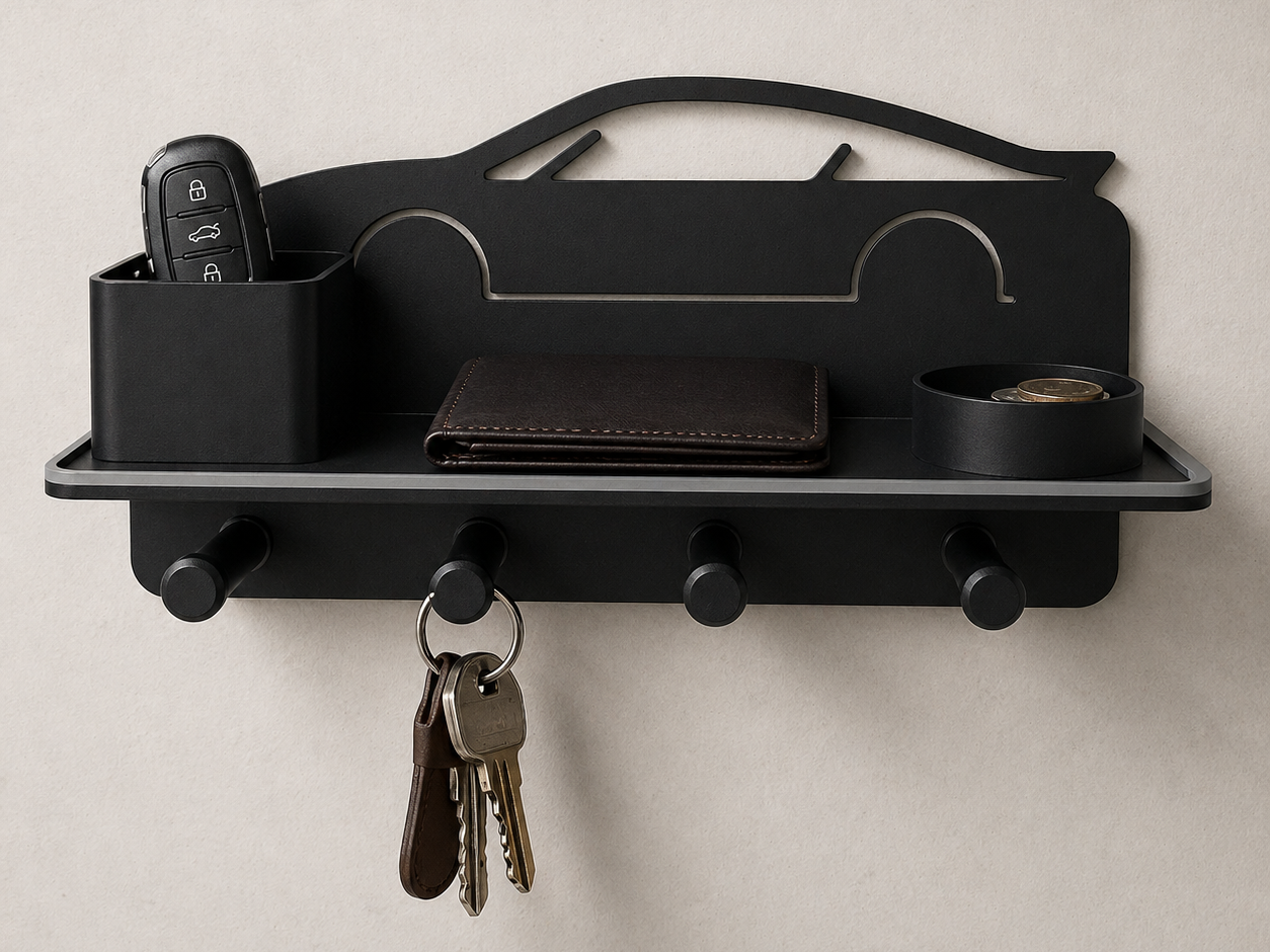 Organizador de llaves y objetos cotidianos de auto
