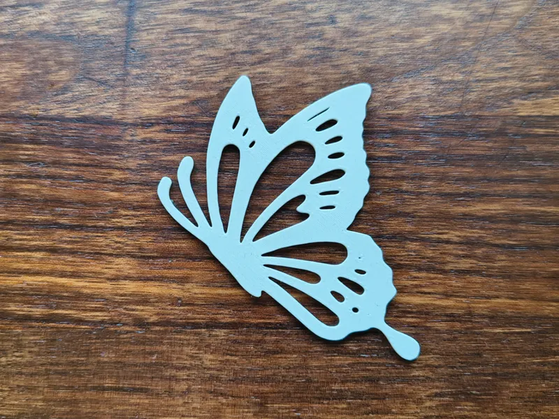 Spring Butterfly 2 Window Silhouette