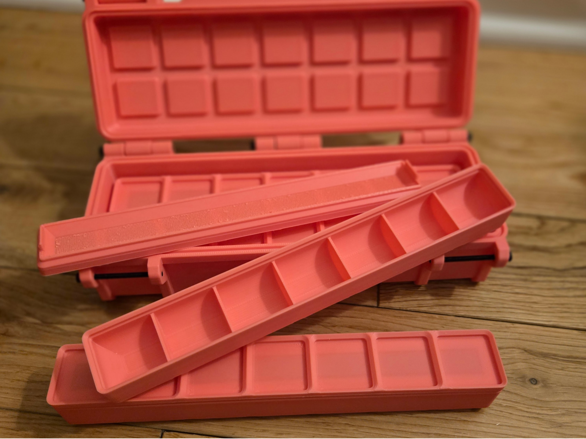 Monthly Travel Pillbox 30 mm Modular Gridfinity