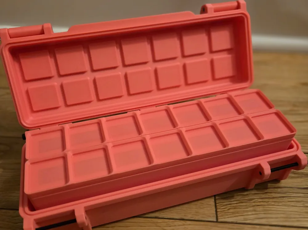 Monthly Travel Pillbox 30 mm Modular Gridfinity - Free 3D Print Model ...