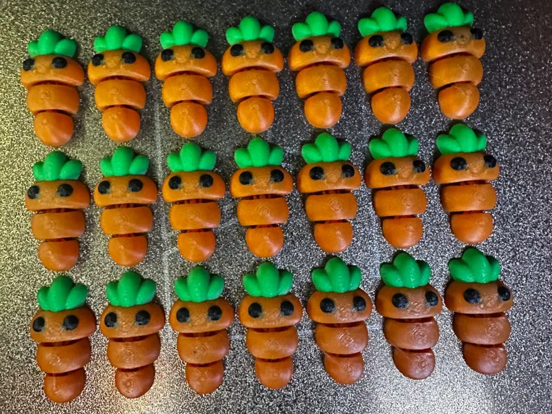Articulating Carrot – Print-in-Place! 