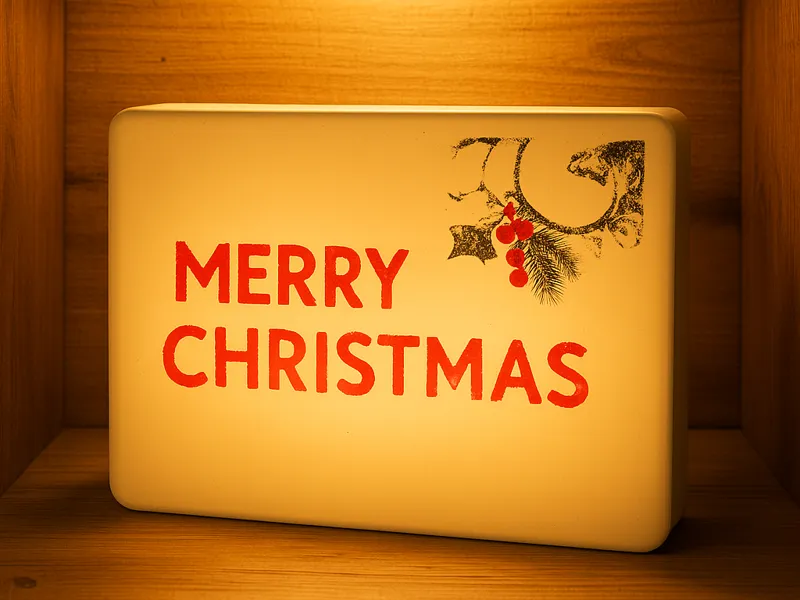Merry Christmas Lightbox