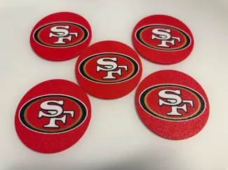 49ers Coasters